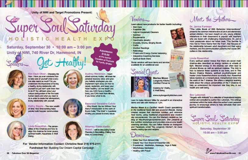 Super Soul Saturday sept 2017 Flyer