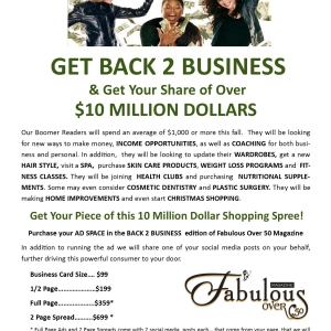 Fabulous Over 50 Advertising Information Flyer Fall 2017 image