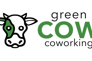 green cow logo image